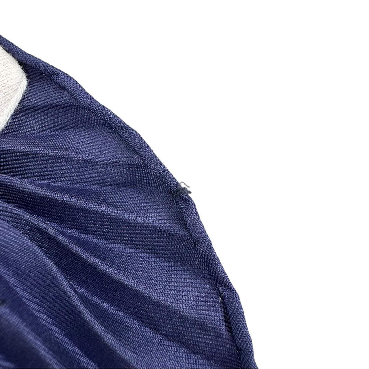 Hermes Pleats L'atlantide Silk Blue Scarf — view 8