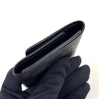 Louis Vuitton Multicles 6 Damier Graphite Leather Black Key Case Silver Key — view 6
