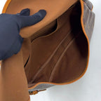 Louis Vuitton Saumur 30 Monogram Leather Brown Shoulder Bag Gold — view 4