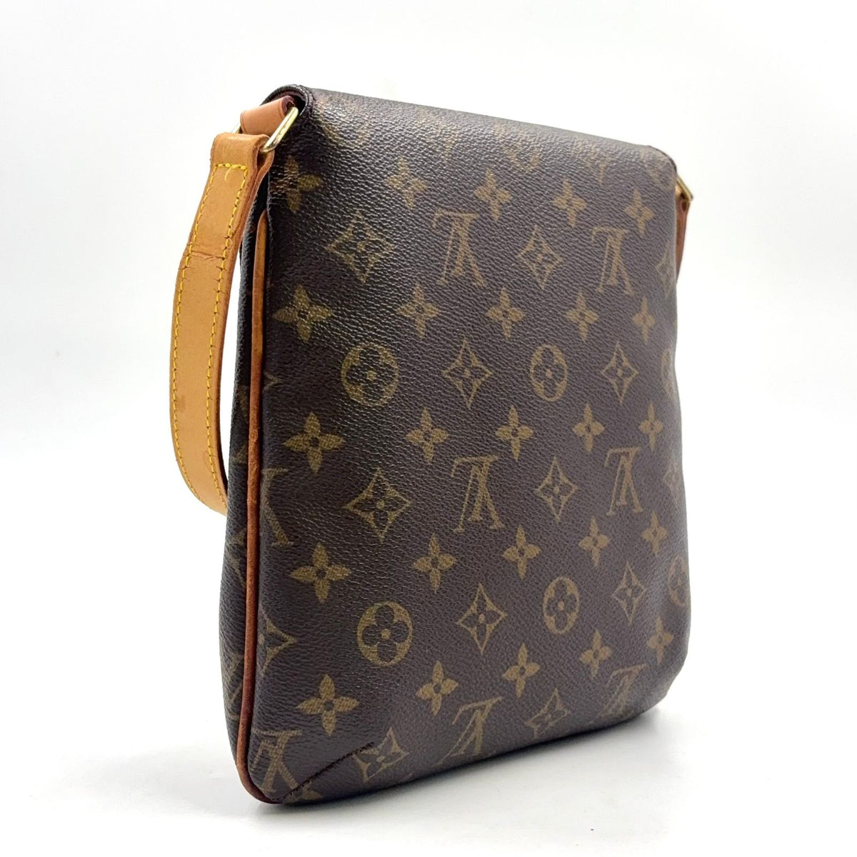 Louis Vuitton Musette Salsa Long Strap Monogram Direct Store Leather Brown — view 2