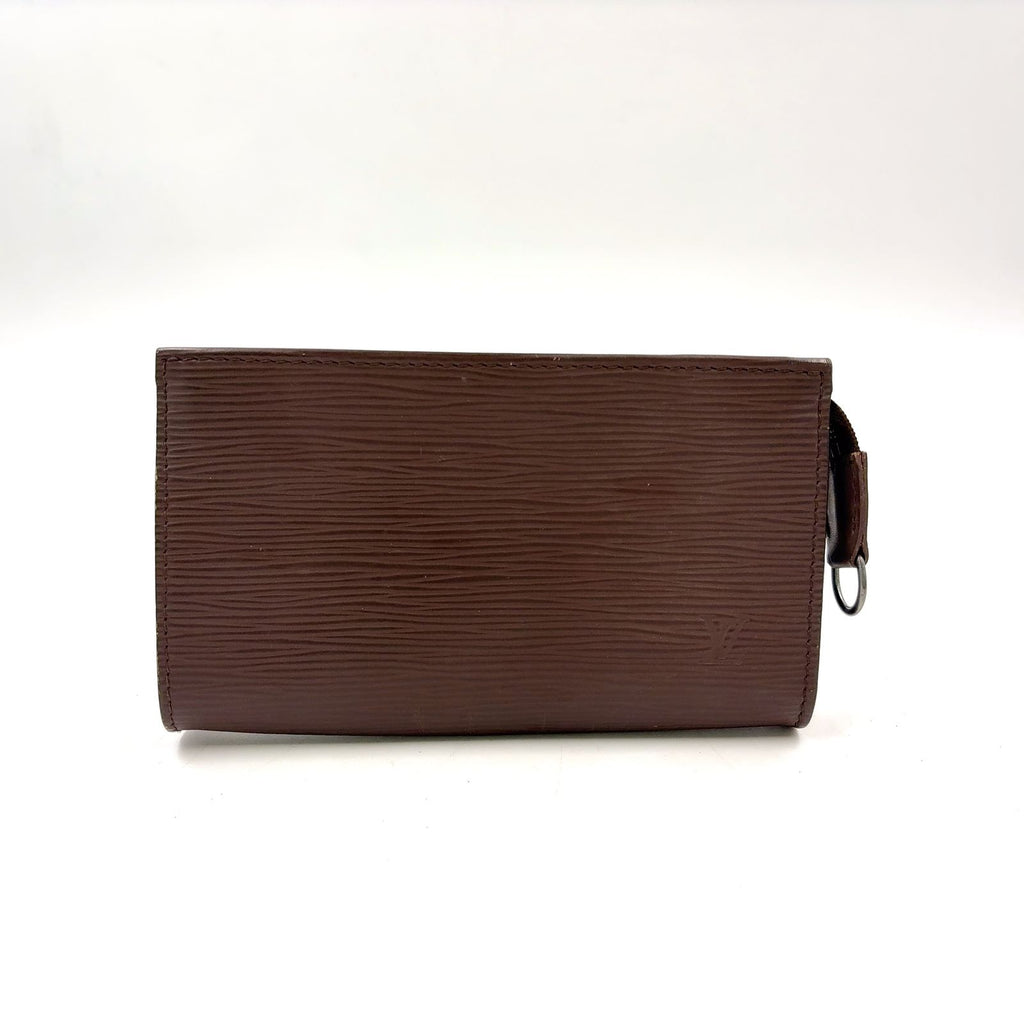 Louis Vuitton Epi Leather Brown Pouch