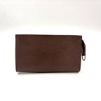 Louis Vuitton Epi Leather Brown Pouch