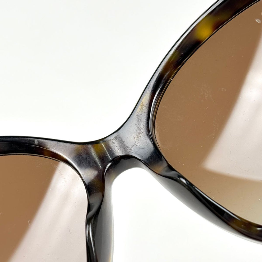 Chanel Sunglasses CC Logo Acetate Faux Pearl Brown Eyewear — view 4