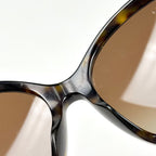 Chanel Sunglasses CC Logo Acetate Faux Pearl Brown Eyewear — view 4