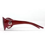 Fendi Sunglasses Zucca Logo Acetate Red Eyewear — view 2