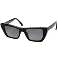 Chanel Butterfly Shape Sunglasses CC Logo Acetate Black Eyewear