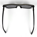 Chanel Butterfly Shape Sunglasses CC Logo Acetate Black Eyewear — view 3