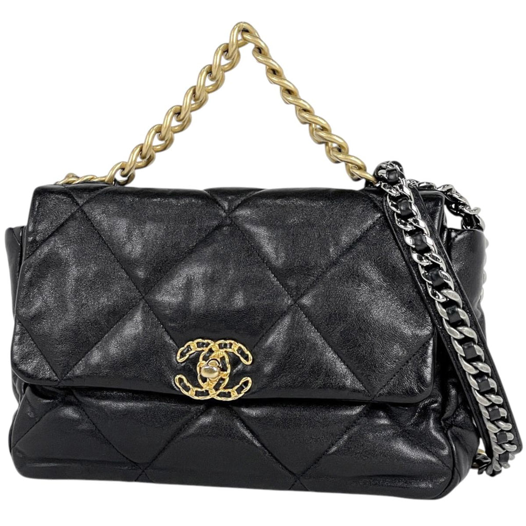 Chanel Shoulder Bag Chanel 19 2-Way Leather Black