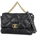 Chanel Shoulder Bag Chanel 19 2-Way Leather Black