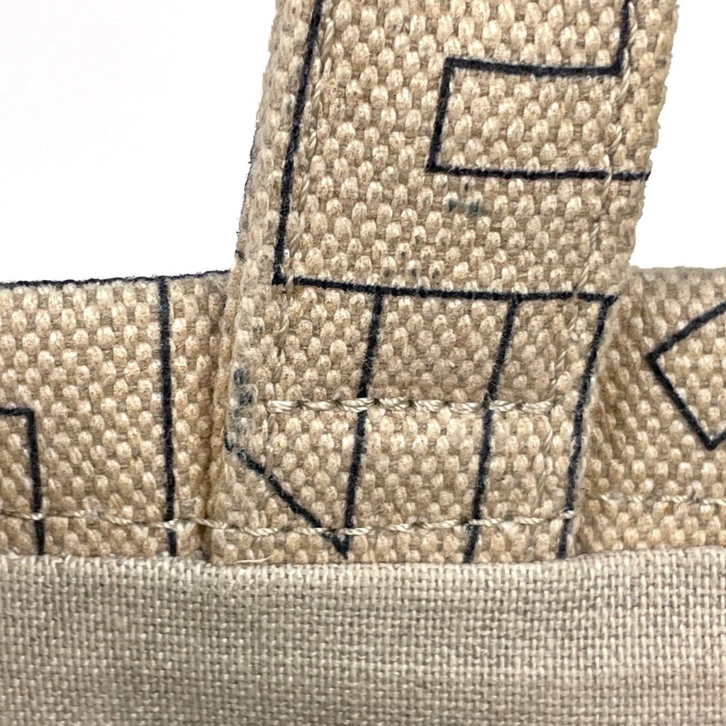 Celine Handbag Small Cabas Thais Triomphe 2-Way Canvas Beige — view 8