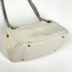 Chanel Shoulder Bag Perforated Leather White — view 2