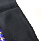 Hermes Carre 90 Petite Scarf Seamstress Silk Black Multicolor — view 4