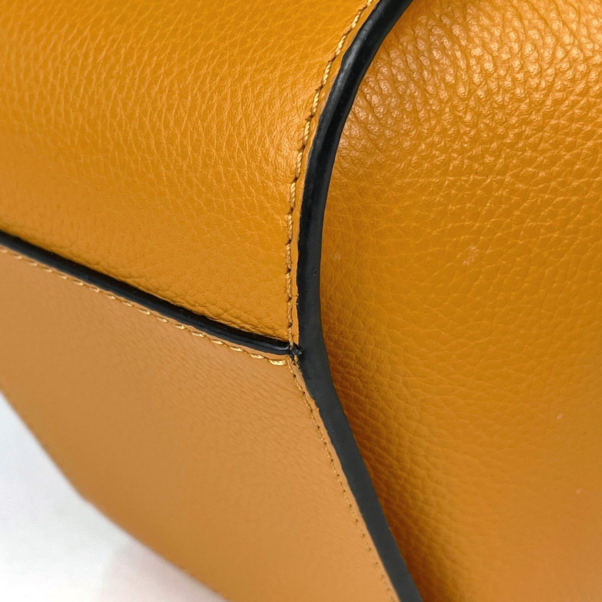 Loewe Handbag Hammock Drawstring Mini 2-Way Anagram Leather Brown — view 3