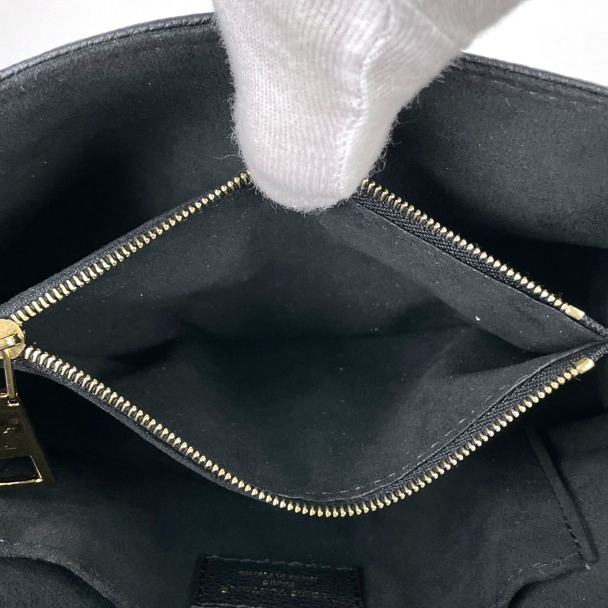 Louis Vuitton Madeleine BB Handbag 2-Way Monogram Empreinte Noir — view 8