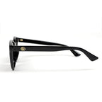 Gucci Sunglasses GG Marmont Double G Acetate Black Eyewear — view 2