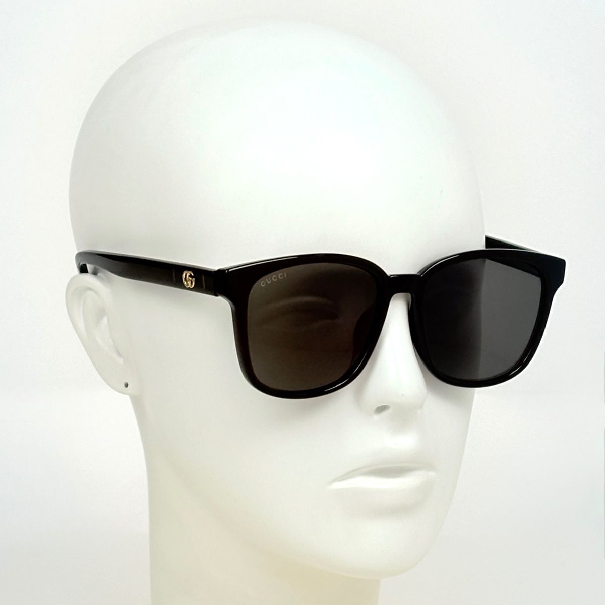 Gucci Sunglasses GG Marmont Double G Acetate Black Eyewear — view 7