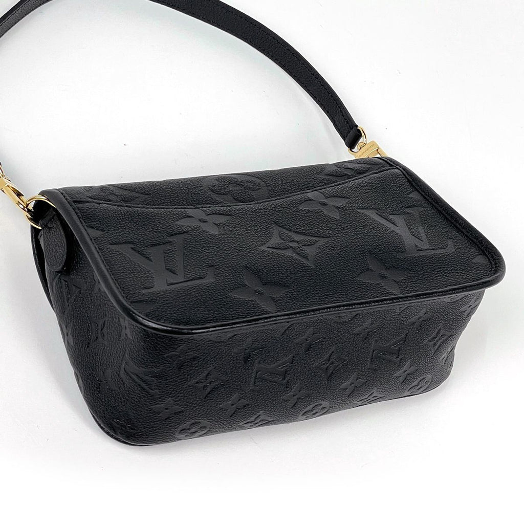 Louis Vuitton Diane Shoulder Bag 2-Way Monogram Empreinte Noir — view 2