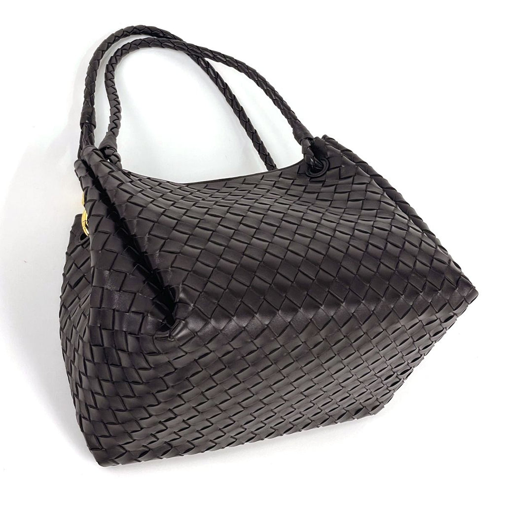 Bottega Veneta Tote Bag Parachute Intrecciato Leather Brown — view 2