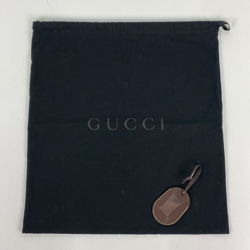 Gucci Paparazzo Medium Top Handle Bag Handbag 2-Way Horsebit GG Canvas Beige — view 7