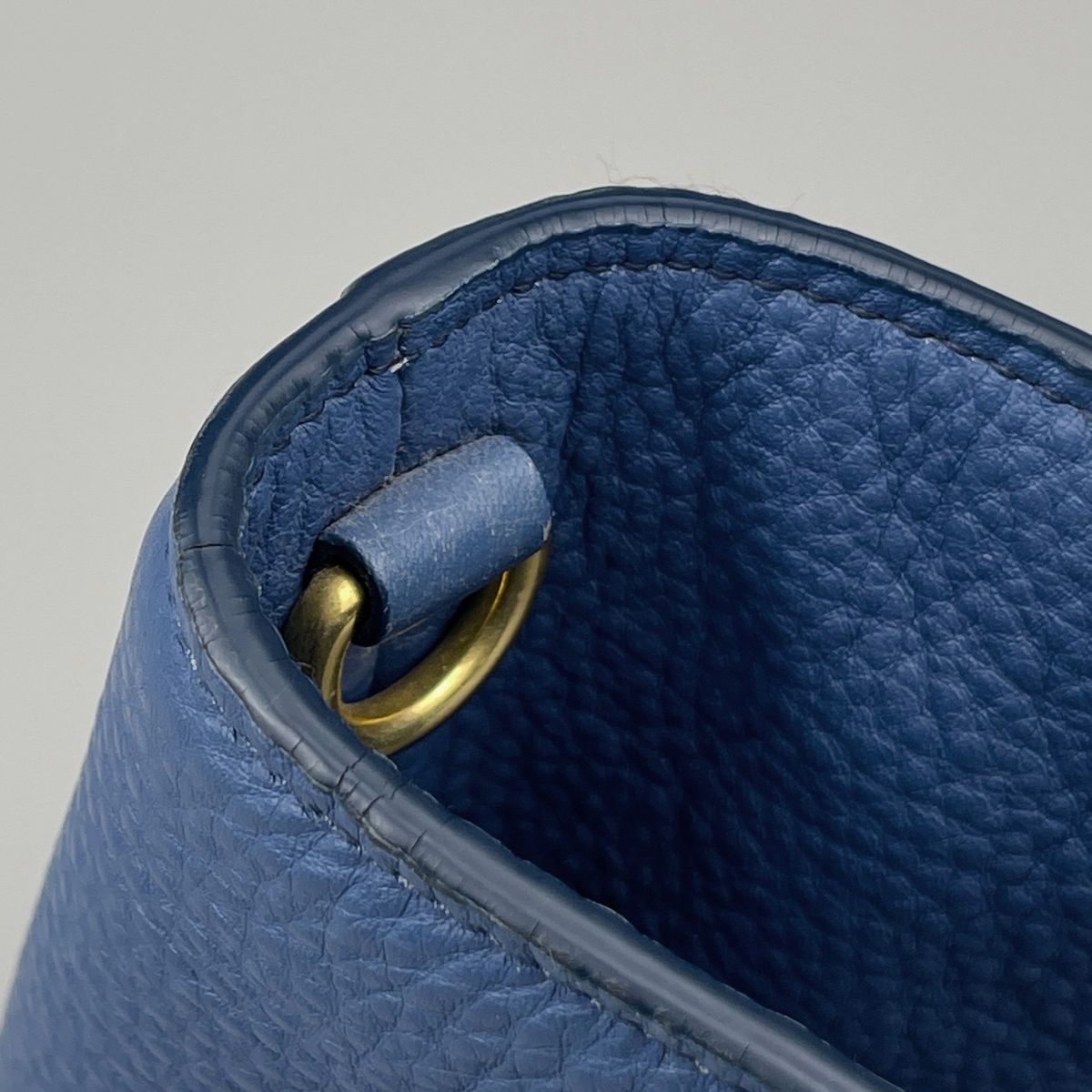 Prada Handbag Leather Blue — view 7