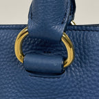 Prada Handbag Leather Blue — view 4