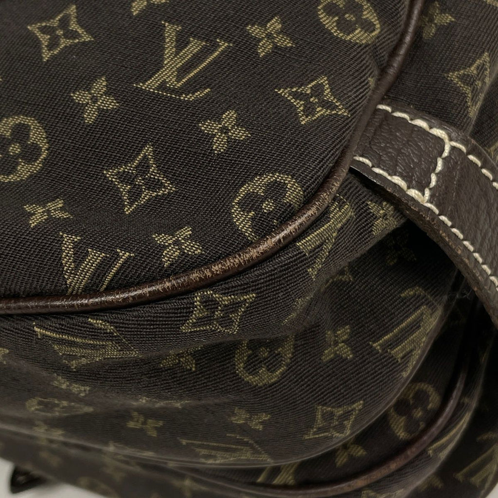 Louis Vuitton Saumur 30 Shoulder Bag Monogram Mini Lin Ebene — view 3
