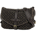 Louis Vuitton Saumur 30 Shoulder Bag Monogram Mini Lin Ebene