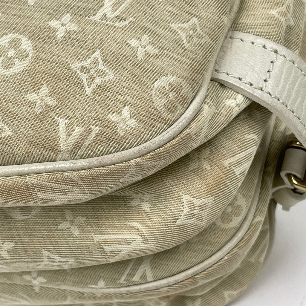 Louis Vuitton Saumur Shoulder Bag Monogram Mini Lin Dune — view 3