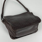 Bottega Veneta Shoulder Bag Intrecciato Leather Brown — view 2