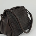 Bottega Veneta Shoulder Bag Intrecciato Leather Brown — view 5