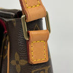 Louis Vuitton Viva-Cite PM Shoulder Bag Pochette Monogram Brown — view 5