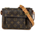 Louis Vuitton Viva-Cite PM Shoulder Bag Pochette Monogram Brown