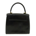 Celine Vintage Handbag Shoulder 2-Way Leather One Handle Turnlock Logo Gold — view 2
