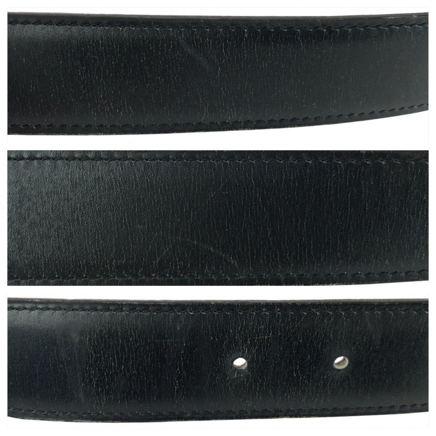 Hermes Constance H Buckle Reversible 65 Noir Black Brown Belt — view 7