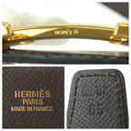 Hermes Constance H Buckle Reversible 65 Noir Black Brown Belt — view 3