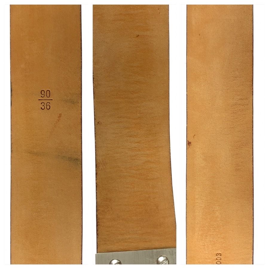 Louis Vuitton Monogram Line 90 Brown Silver Metal Belt — view 6