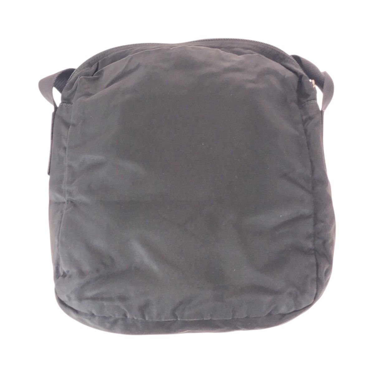 Prada Tessuto Black Silver Nylon Shoulder Bag Pochette — view 2