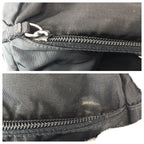 Prada Tessuto Black Silver Nylon Shoulder Bag Pochette — view 5