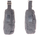 Prada Tessuto Black Silver Nylon Shoulder Bag Pochette — view 7