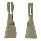 Gucci Beige GG Canvas Leather Tote Bag — view 8