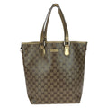 Gucci GG Crystal Beige Gold Tote Shoulder Bag