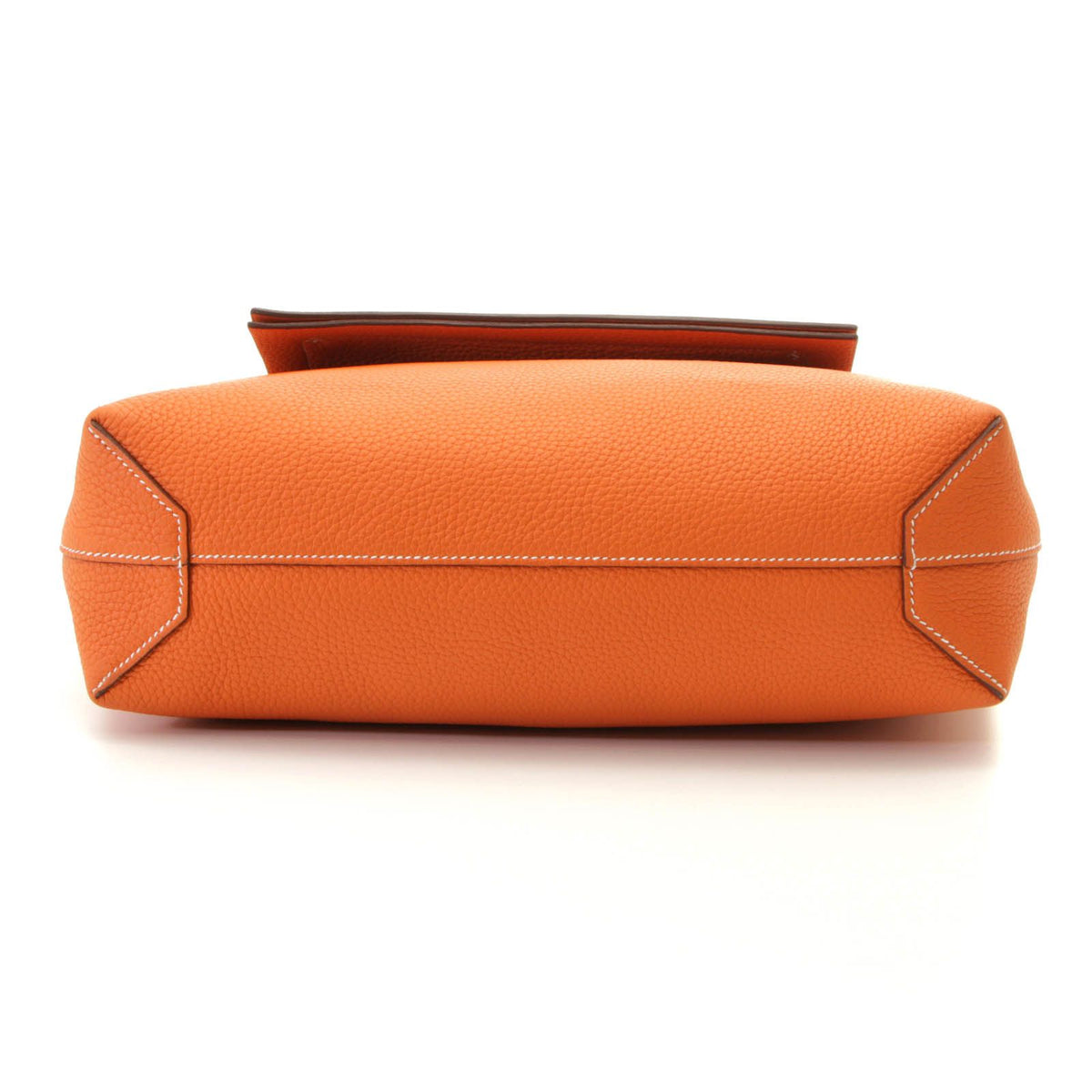 Hermes Cabas Sellier 31 Bag Taurillon Clemence Orange — view 3