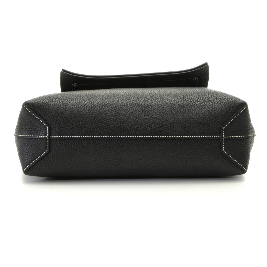 Hermes Cabas Sellier 31 Bag Taurillon Clemence Black — view 3