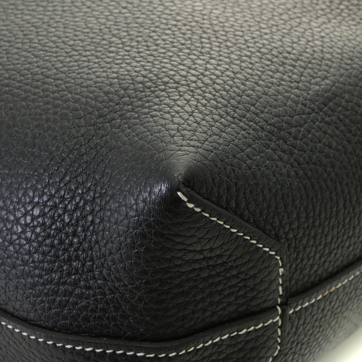 Hermes Cabas Sellier 31 Bag Taurillon Clemence Black — view 8