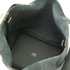 Hermes Picotin Lock PM Vert Mangrove Tote Bag Taurillon Clemence — view 5