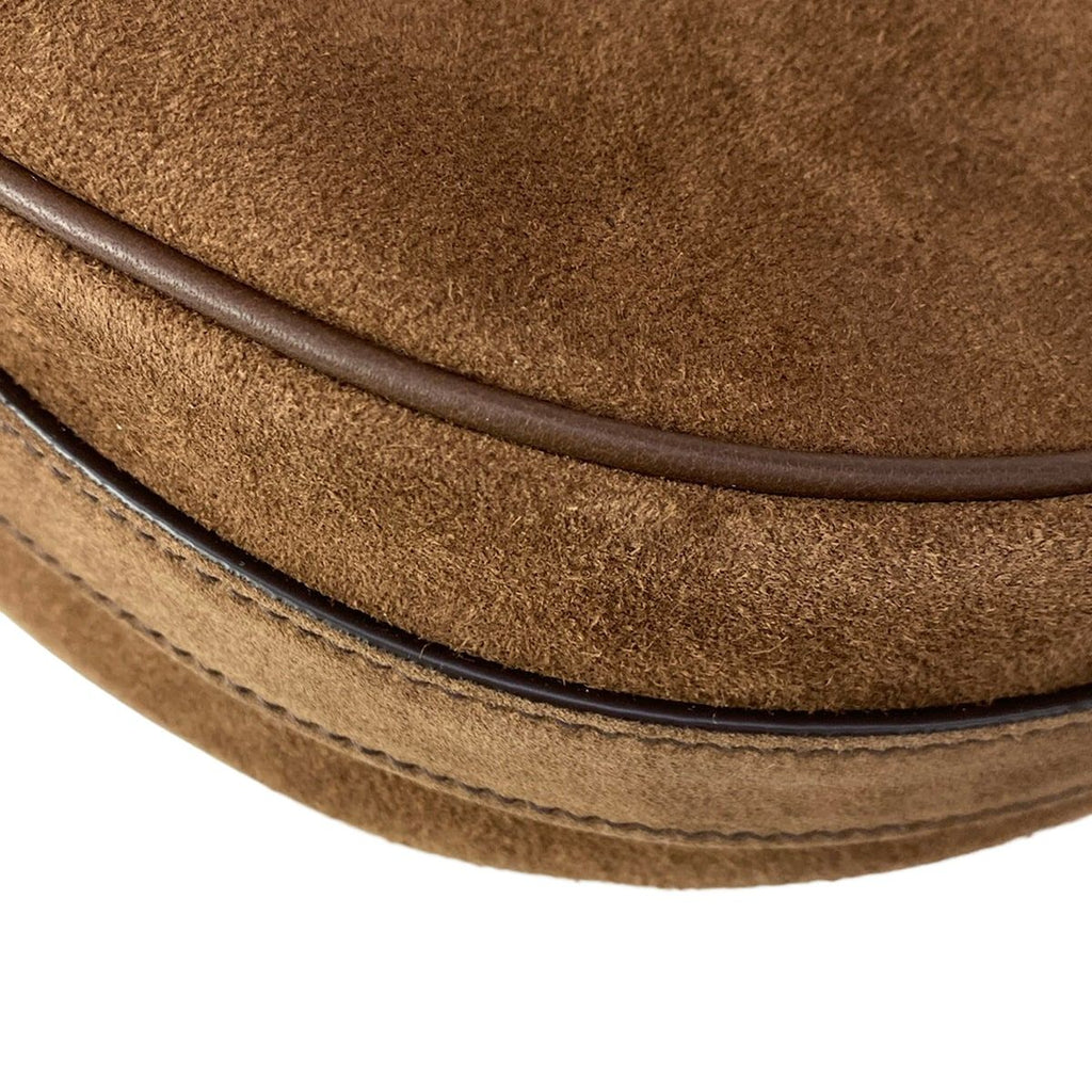 Prada Shoulder Bag Arke Small Leather Dark Brown — view 7