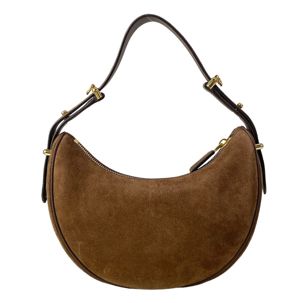 Prada Shoulder Bag Arke Small Leather Dark Brown — view 3