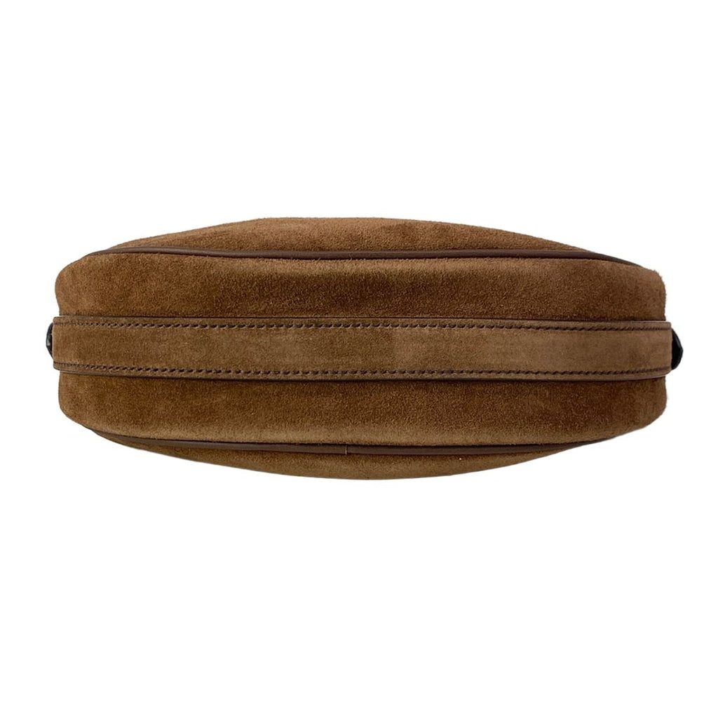 Prada Shoulder Bag Arke Small Leather Dark Brown — view 5