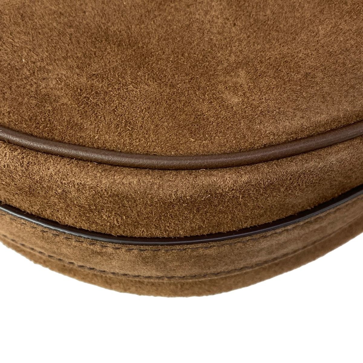 Prada Shoulder Bag Arke Small Leather Dark Brown — view 8