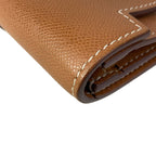 Hermes Wallet Kelly Pocket Slim Gold Silver — view 8